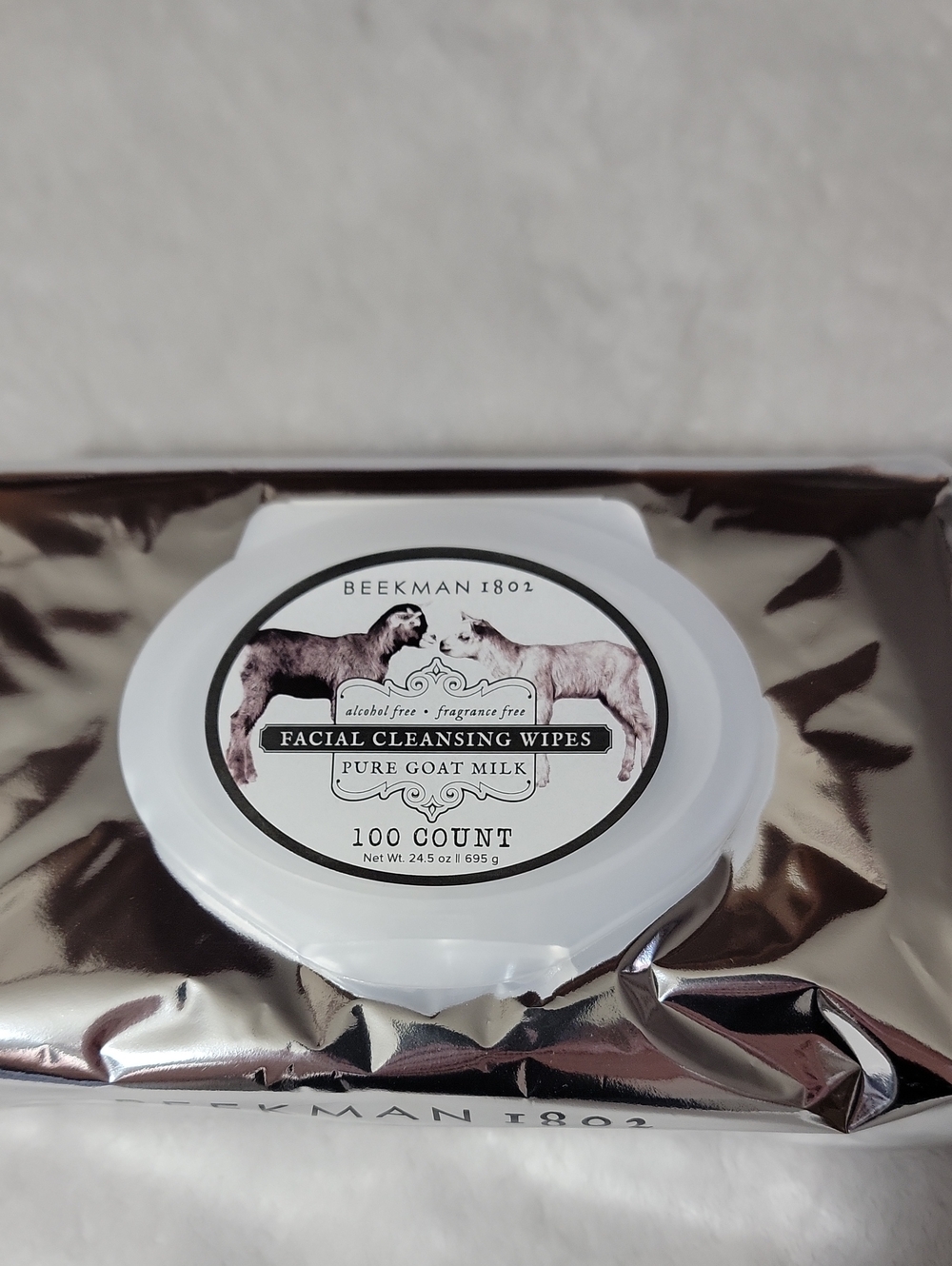Beekman 1802 Facial Cleansing Wipes - Pure Goat Milk (White) - 100 Count